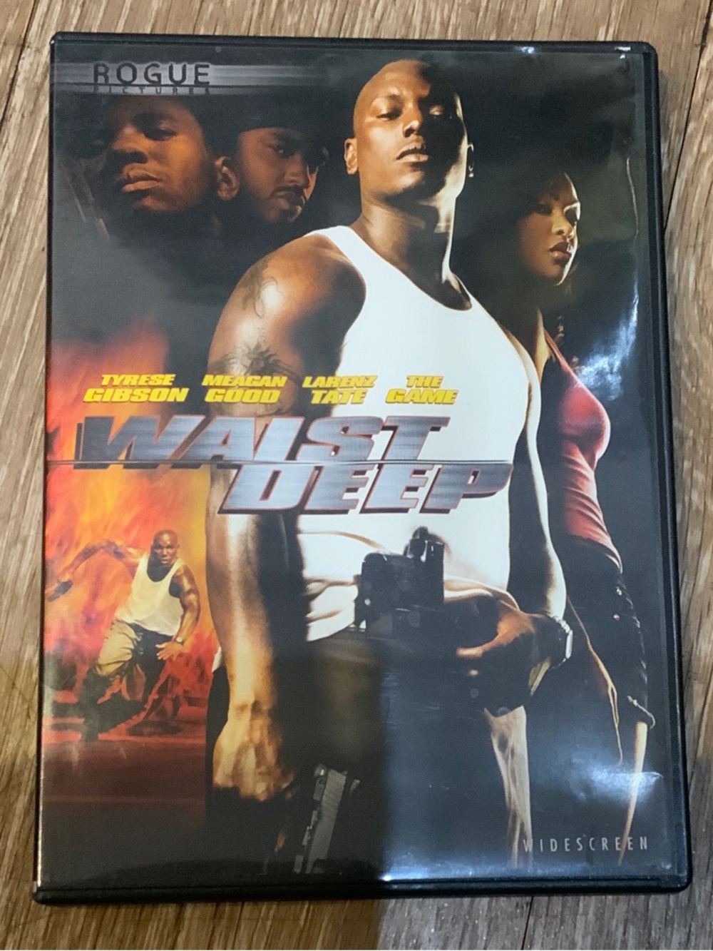 Waist Deep DVD Movie Case - Black with Multi-Color Cover